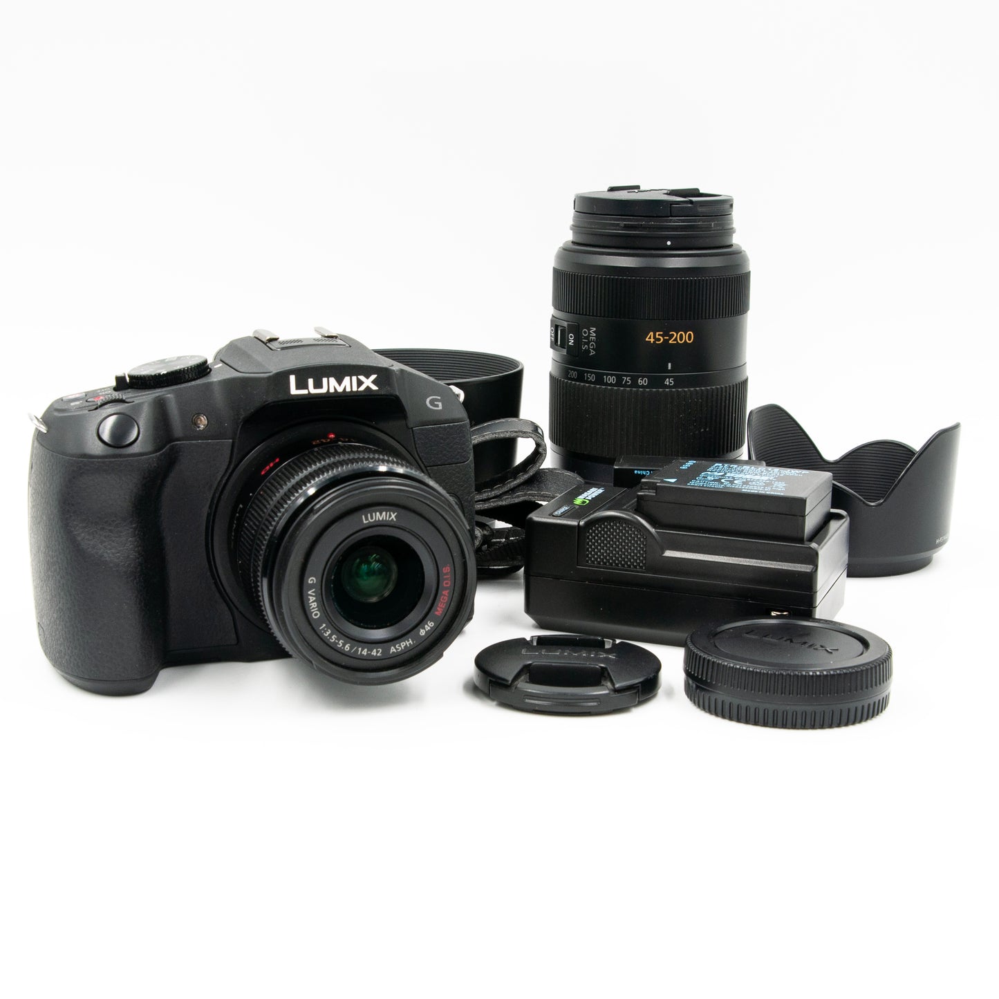 Pre-Owned Panasonic Lumix DMC-G6 Mirrorless Micro Four Thirds Camera w/Two Lenses