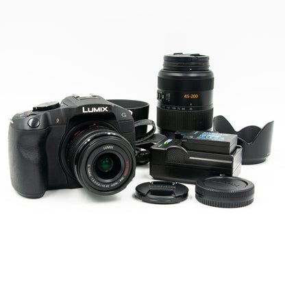 Pre-Owned Panasonic Lumix DMC-G6 Mirrorless Micro Four Thirds Camera w/Two Lenses