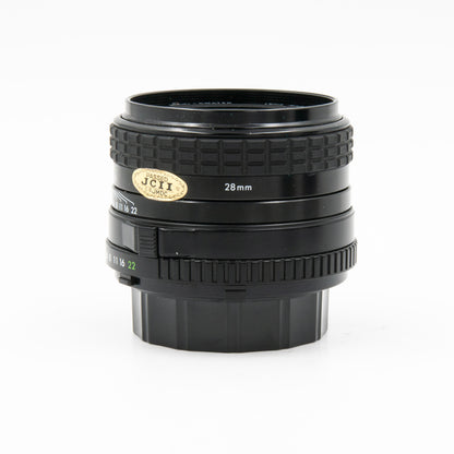 Pre=Owned Sigma Mini-wide 28mm f/2.8 multi-coated lens for Minolta MD