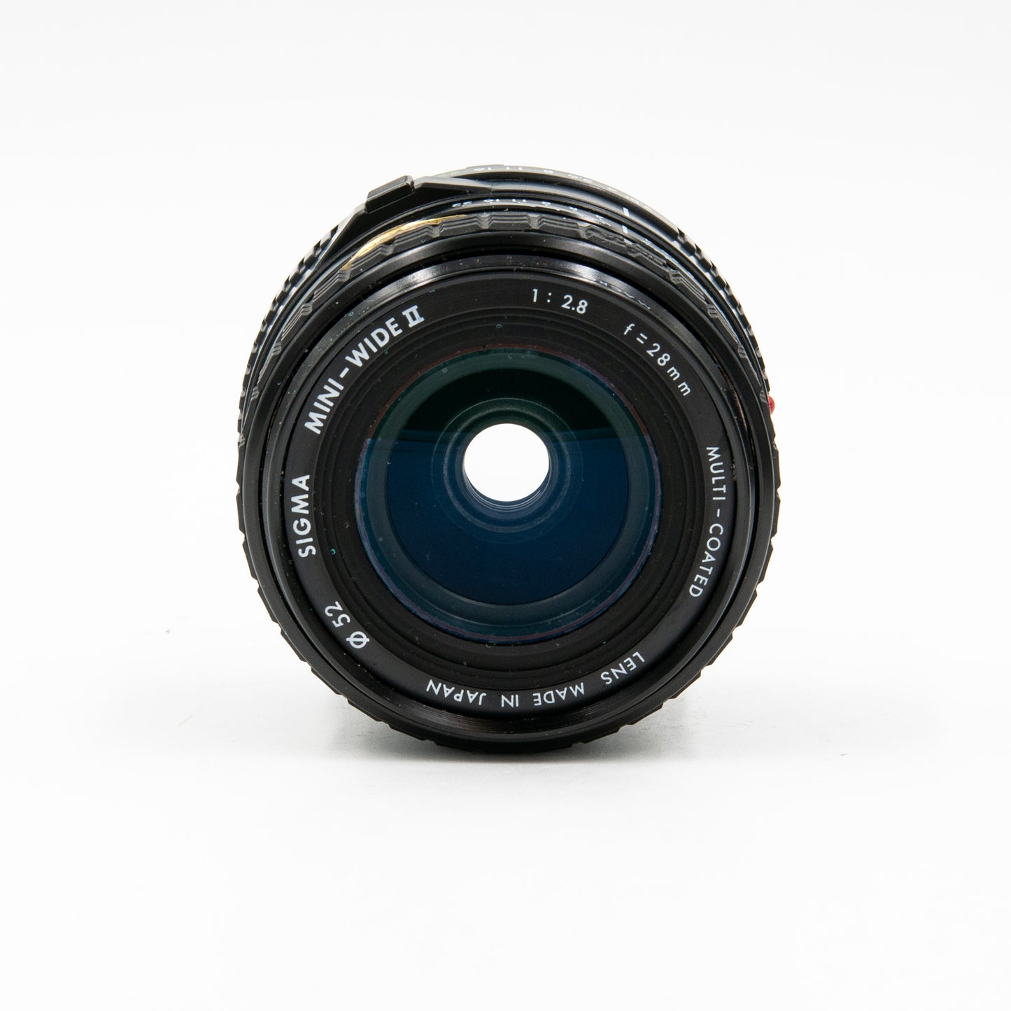 Pre=Owned Sigma Mini-wide 28mm f/2.8 multi-coated lens for Minolta MD