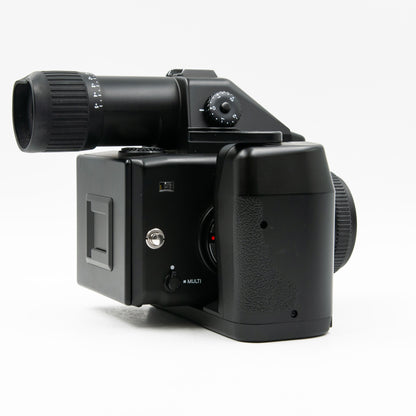 Pre-Owned Mamiya 645 E w/80mm Sekor C f/2.8 N Lens, Rapid Advance & 120 Film Insert