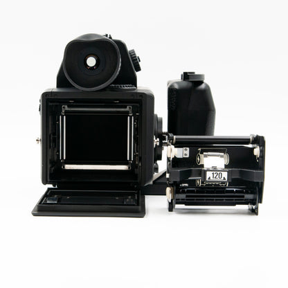 Pre-Owned Mamiya 645 E w/80mm Sekor C f/2.8 N Lens, Rapid Advance & 120 Film Insert