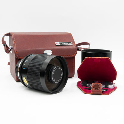Pre-Owned Tokina RMC 500mm f/8 For Olympus OM Mount w/Filters & Case