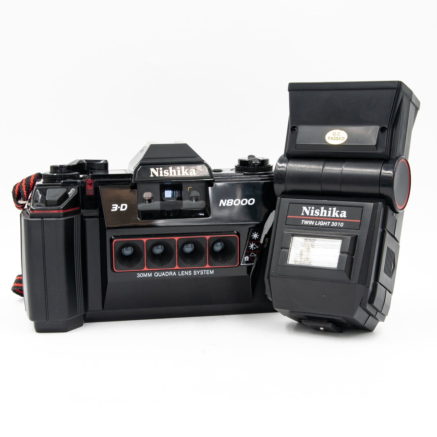 ️Pre-Owned Nishika N8000 35mm Quadrascopic Stereo 3D Camera and Twin Light 3010
