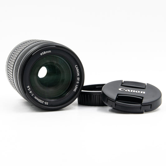 Pre-Owned Canon EF-S 55-250mm f/4-5.6 IS Telephoto Zoom Lens