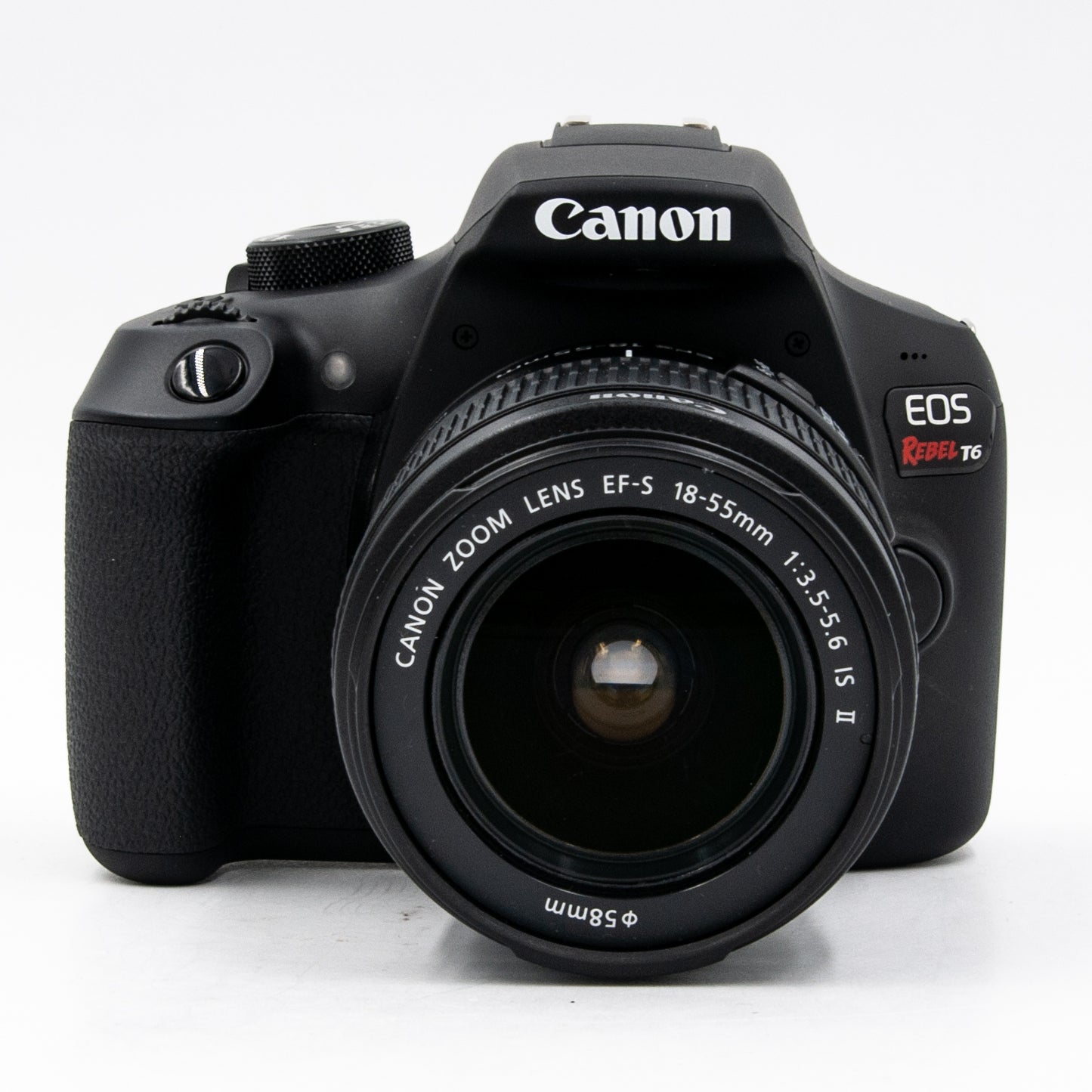 Pre-Owned Canon EOS Rebel T6 and Canon EF-S 18-55mm f/3.5-5.6 IS II Zoom Lens Kit