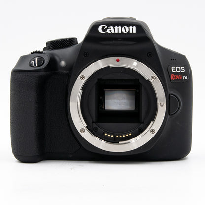 Pre-Owned Canon EOS Rebel T6 and Canon EF-S 18-55mm f/3.5-5.6 IS II Zoom Lens Kit