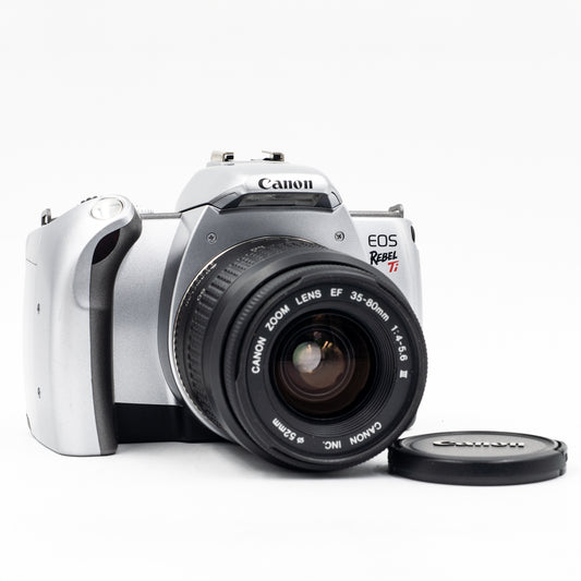 Pre-Owned Canon EOS Rebel Ti 35mm SLR Camera with Canon 35-80mm f4-5.6 Zoom lens