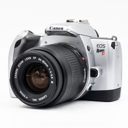Pre-Owned Canon EOS Rebel Ti 35mm SLR Camera with Canon 35-80mm f4-5.6 Zoom lens