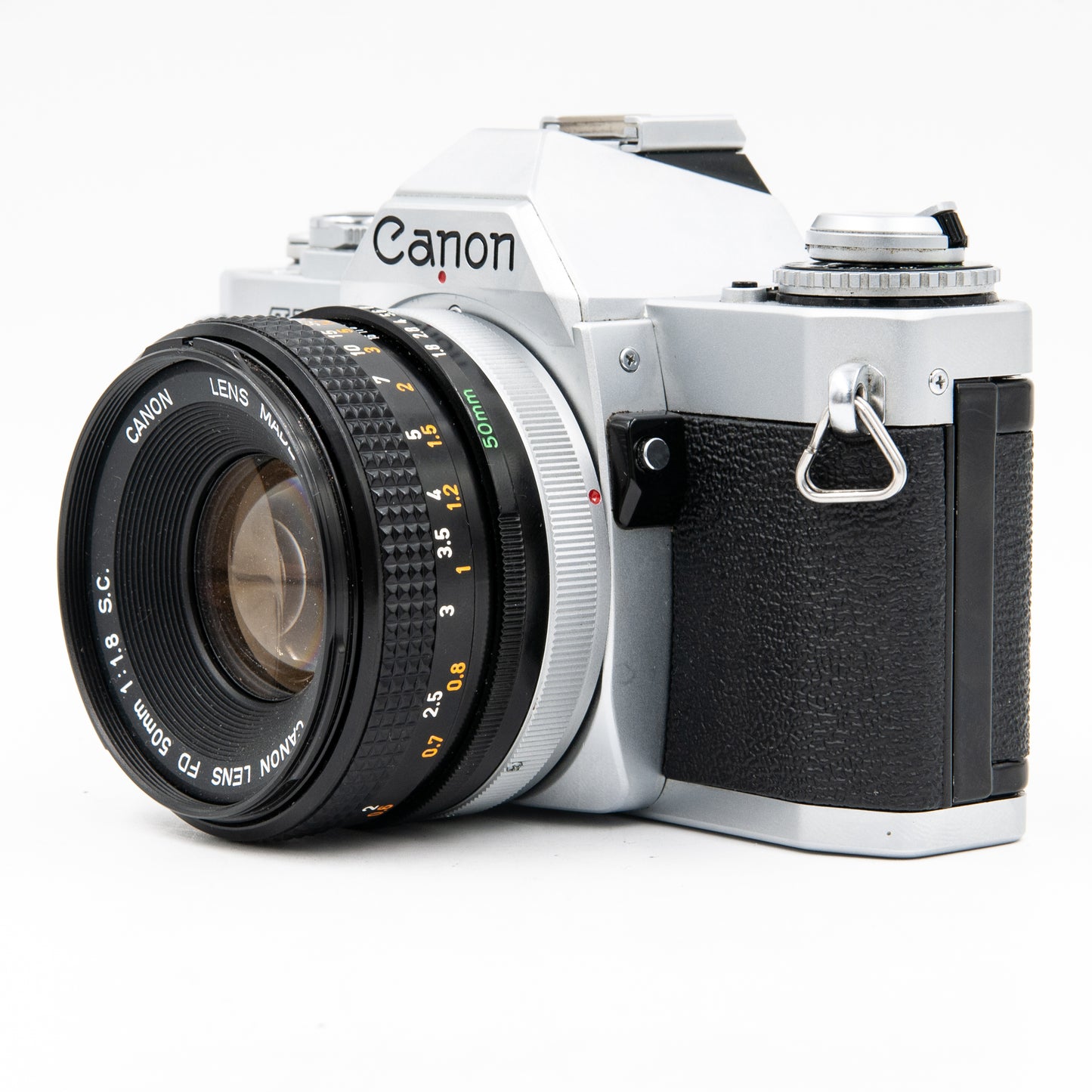 Pre-Owned Canon AV-1 with 50mm f/1.8 S.C. FD Lens