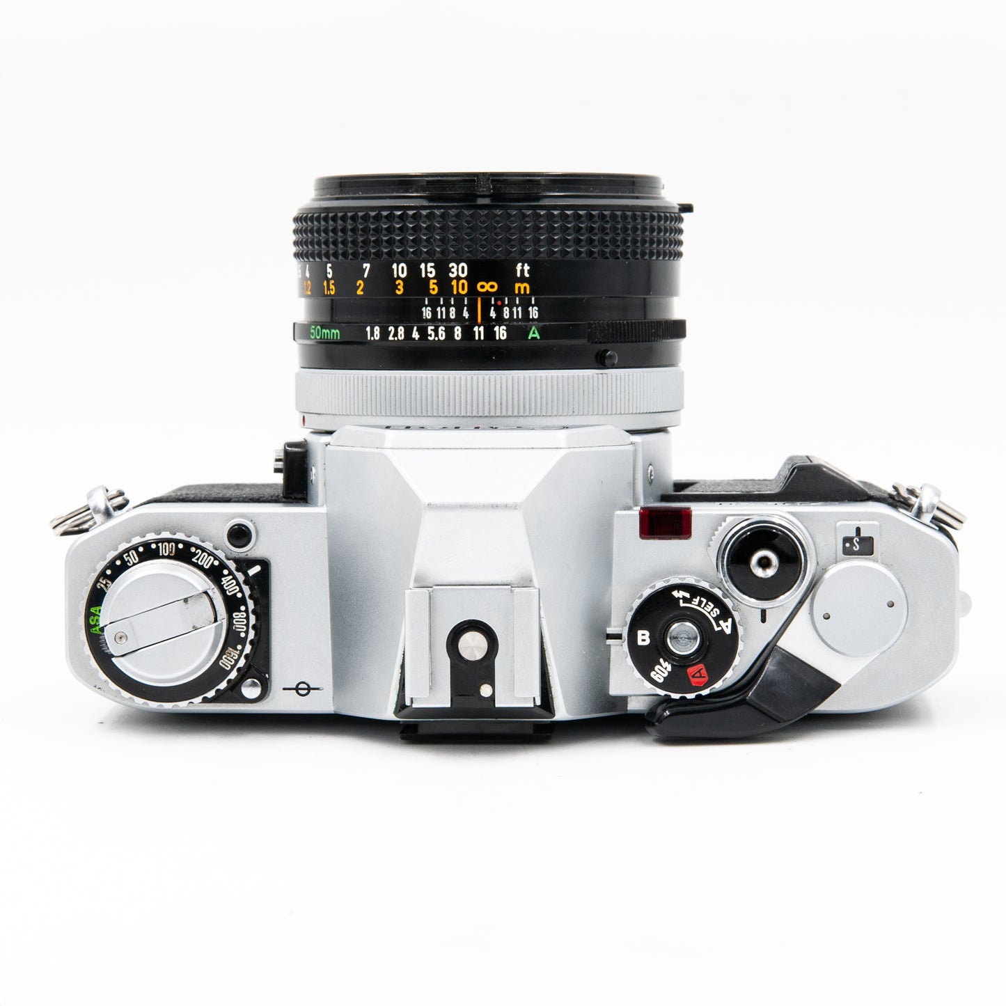 Pre-Owned Canon AV-1 with 50mm f/1.8 S.C. FD Lens