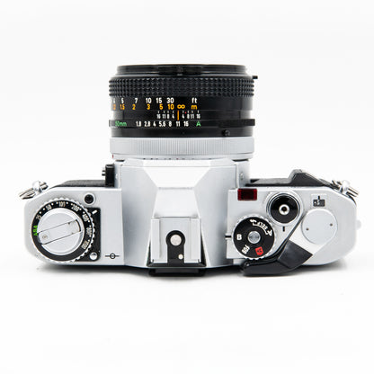 Pre-Owned Canon AV-1 with 50mm f/1.8 S.C. FD Lens
