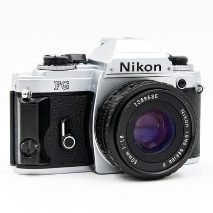 Nikon FG with 50mm f/1.8 Series E Lens