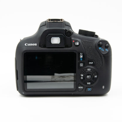 Pre-Owned Canon T5 DSLR Two Lens Kit 18-55mm, 75-300mm, Case, Strap, Batt & Charger