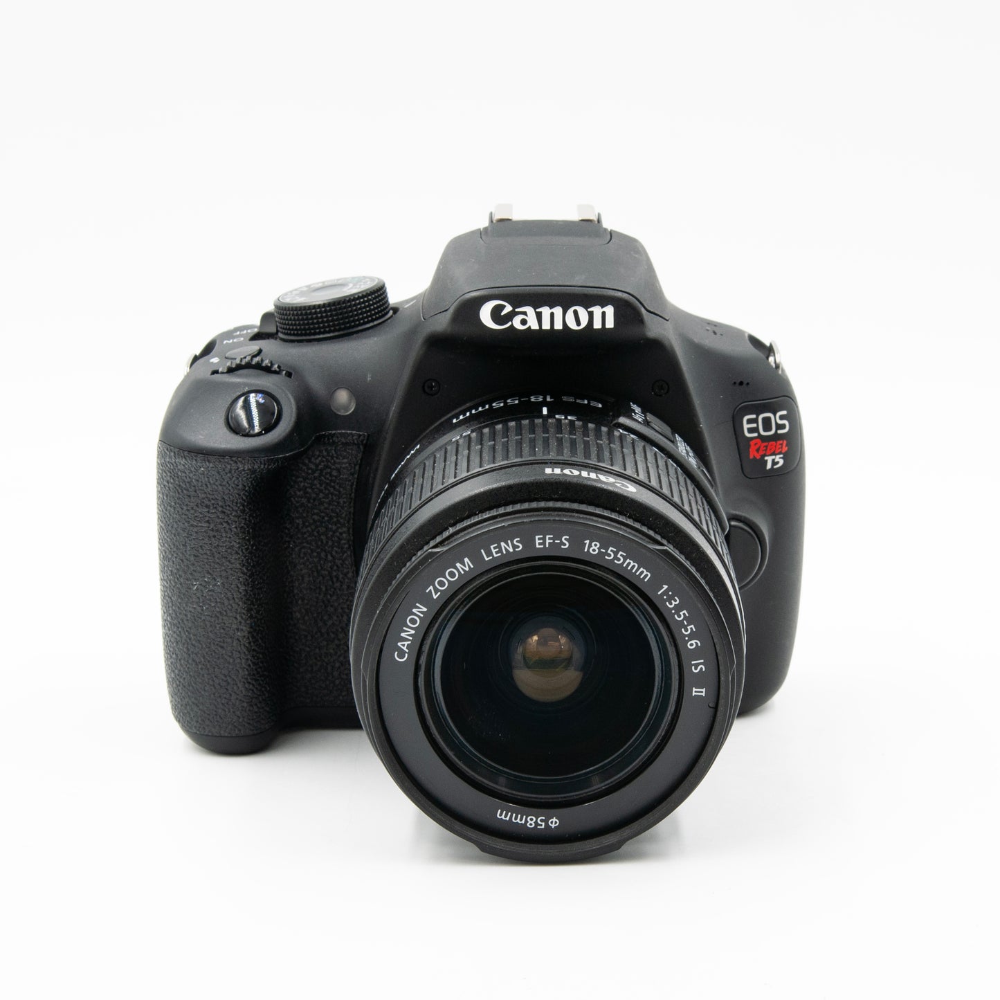 Pre-Owned Canon T5 DSLR Two Lens Kit 18-55mm, 75-300mm, Case, Strap, Batt & Charger