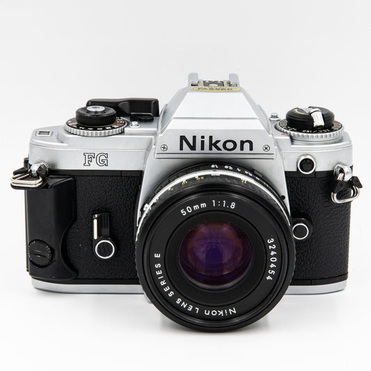 Pre-Owned Nikon FG with 50mm f/1.8 Series E Lens