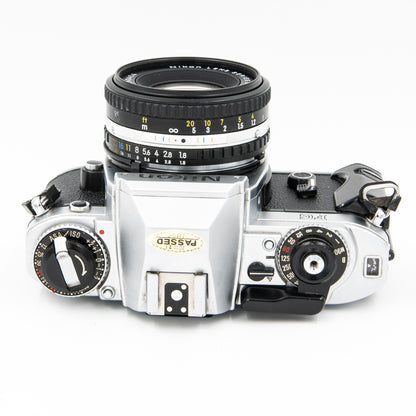 Pre-Owned Nikon FG with 50mm f/1.8 Series E Lens