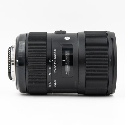 Pre-Owned Sigma 18-35mm f/1.8 DC HSM Art Lens for Nikon