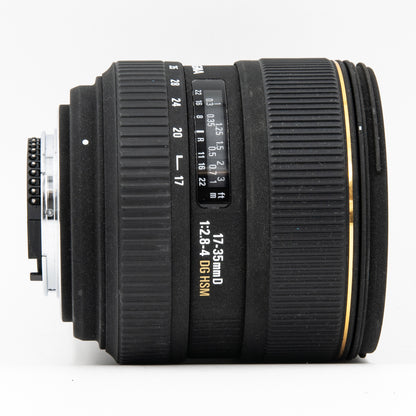 Pre-Owned Sigma 17-35mm F2.8-4 EX DG Aspherical HSM Wide Angle Zoom Lens with Case