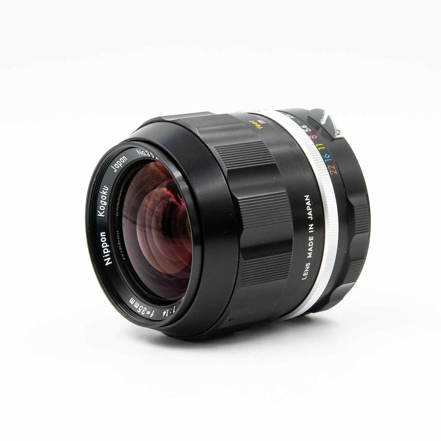 Nikon Pre-Owned Nippon Kogaku Nikkor-N  35mm f/1.4 Non-Ai Prime Lens