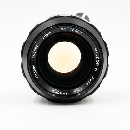 Nikon Pre-Owned Nippon Kogaku Nikkor-N  35mm f/1.4 Non-Ai Prime Lens