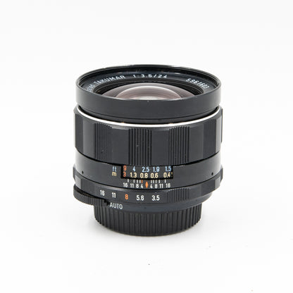 Pre-Owned Pentax 24mm f/3.5 Super Takumar Manual Focus Lens for M42 Screw Mount