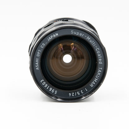 Pre-Owned Pentax 24mm f/3.5 Super Takumar Manual Focus Lens for M42 Screw Mount