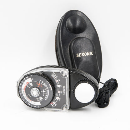Sekonic Studio Deluxe Light Meter L-398 complete set