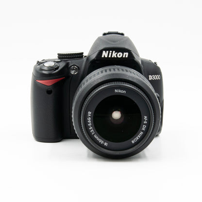 Pre-Owned Nikon D3000 w/ AF-S Nikkor 18-55mm f/3.5-5.6 G VR Lens