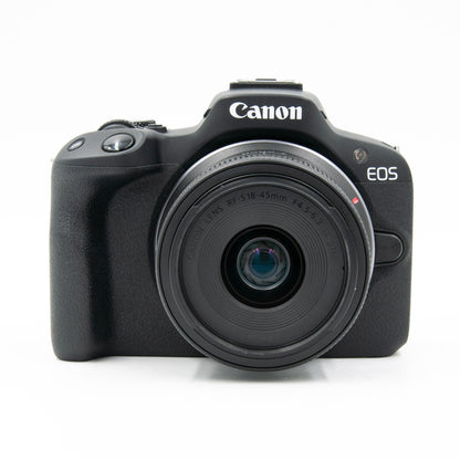 Pre-Owned Canon EOS R50 24.2MP Mirrorless Camera w/RF-S 18-45mm f/4.5-6.3 Lens