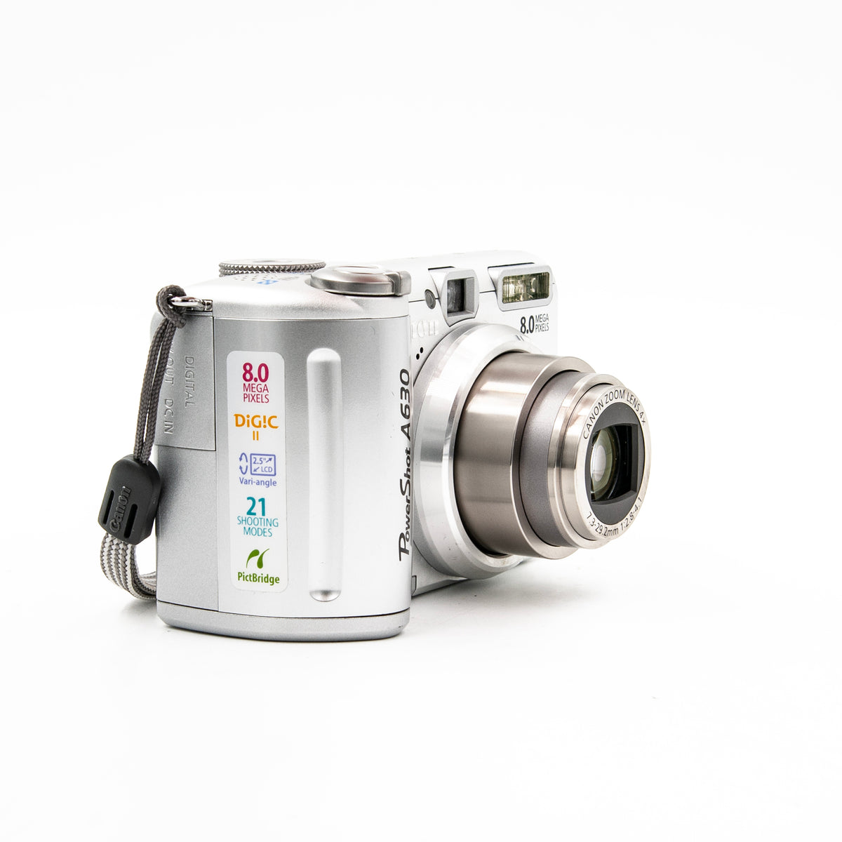 Pre-Owned Canon PowerShot A630 Vintage 8mp Digital Camera