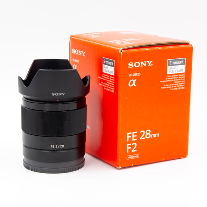 Sony FE 28mm f2 Pre-Owned Wide-Angle Prime Lens