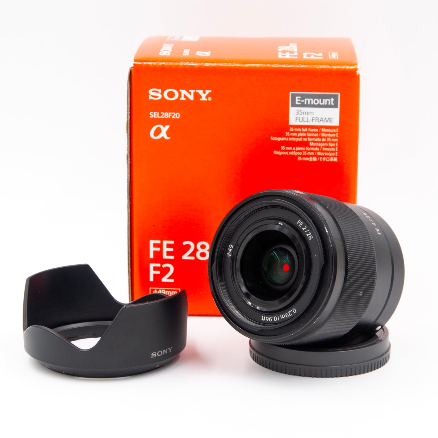 Sony FE 28mm f2 Pre-Owned Wide-Angle Prime Lens