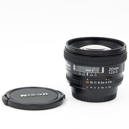 Nikon AF Nikkor 20mm f2.8D Wide-Angle Autofocus Lens