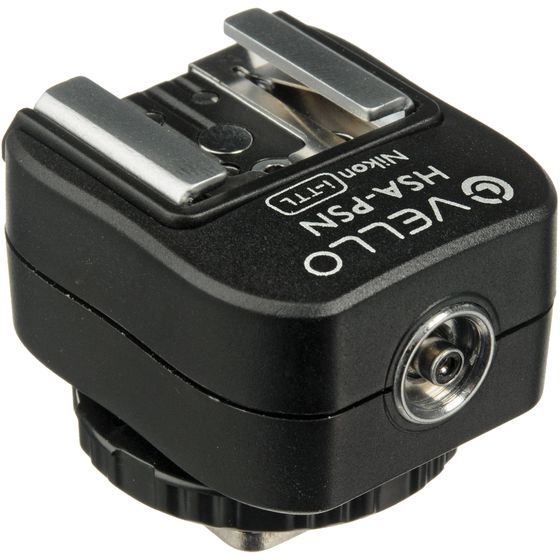 HSA-PSN Hot Shoe Adapter with PC Socket + Top Shoe - for Nikon (i-TTL)