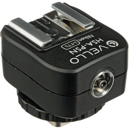 HSA-PSN Hot Shoe Adapter with PC Socket + Top Shoe - for Nikon (i-TTL)