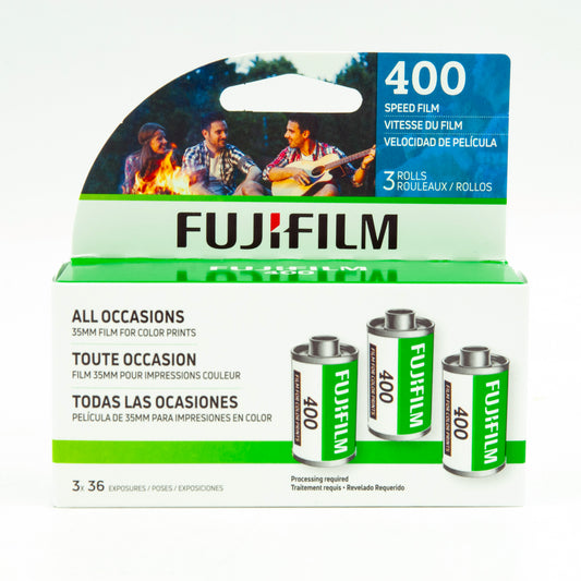 3-pack of Fujifilm 400 35mm film