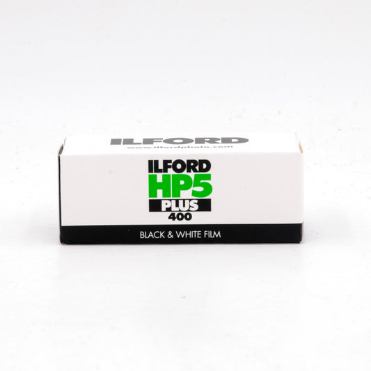 Box of Ilford HP5 Plus, in 120