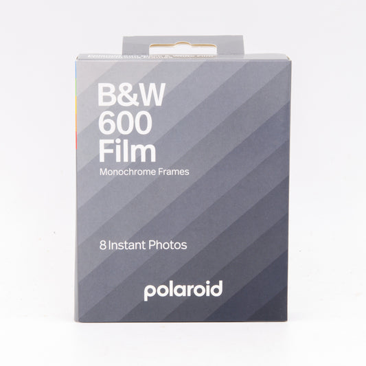 Polaroid 600 black and white film.